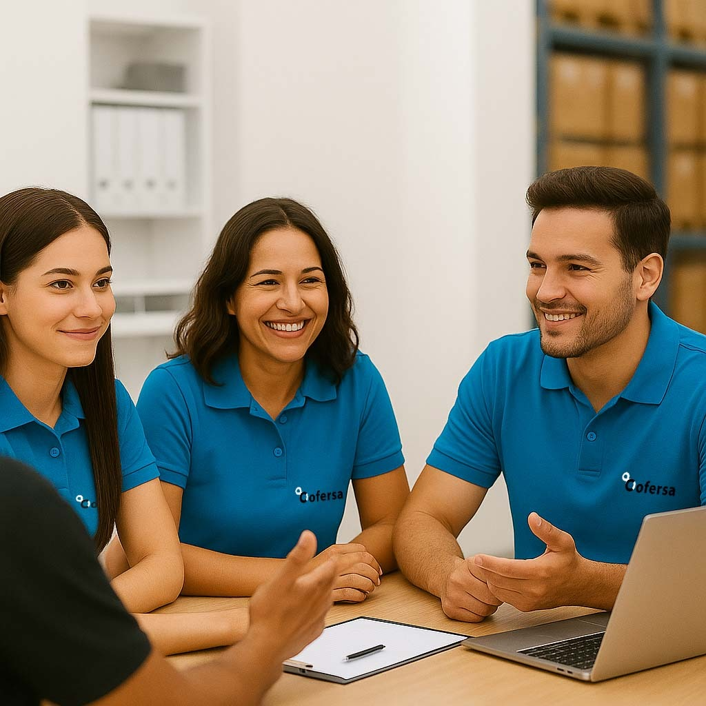 Representación visual de productos distribuidos por Cofersa